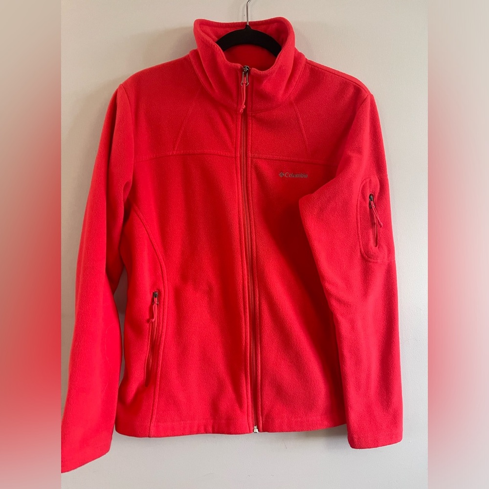 Women’s Columbia fleece jacket size large